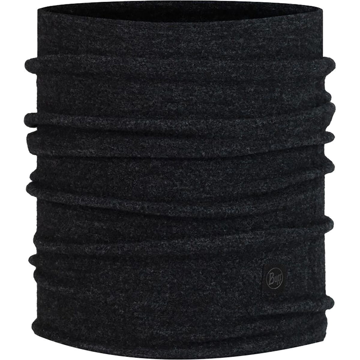 Image of Buff Merino Fleece Buff Solid Black, One Size