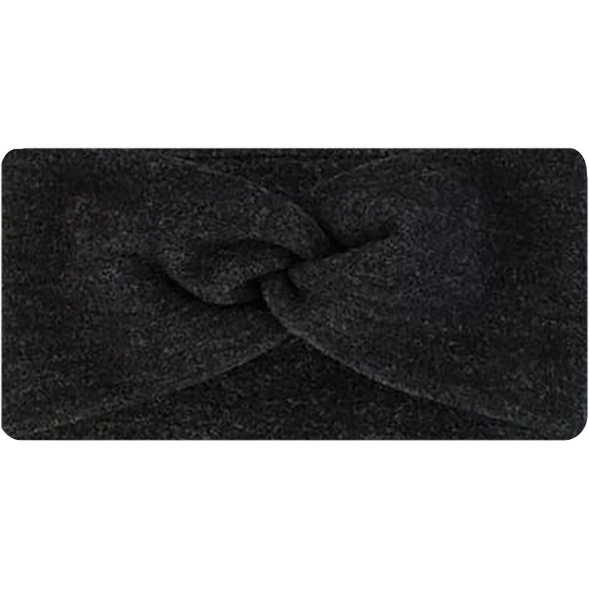 Image of Buff Merino Fleece Headband Solid Black, One Size