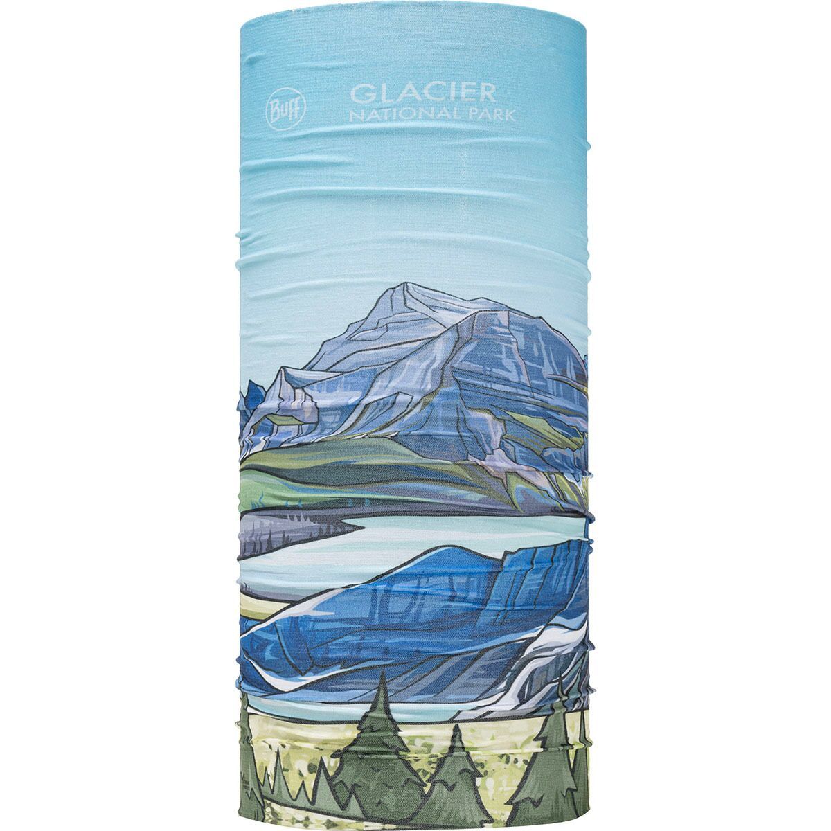 Image of Buff x National Parks Coolnet UV Neck Gaiter Glacier, One Size