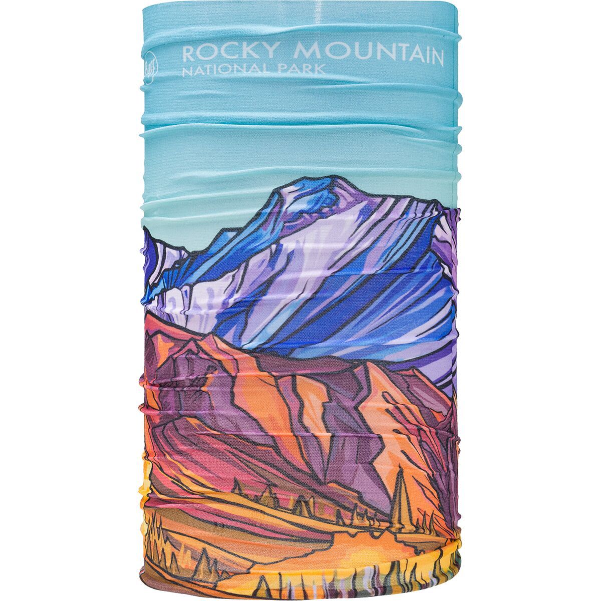 Image of Buff x National Parks Coolnet UV Neck Gaiter Rocky Mountain, One Size