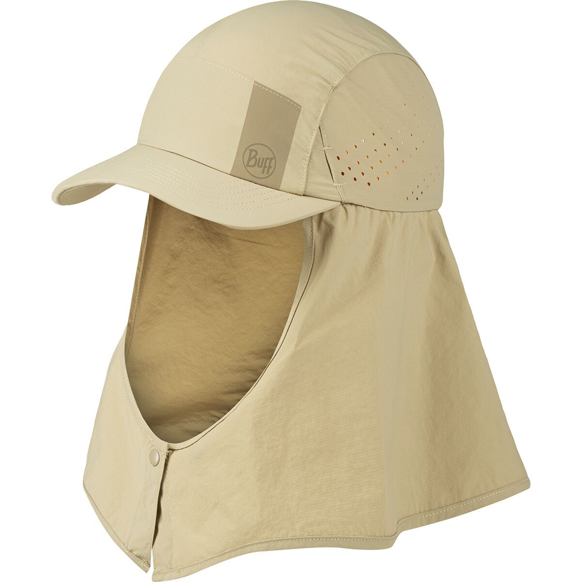 Buff Buff Desert Cap Solid Birch Grey, S/M