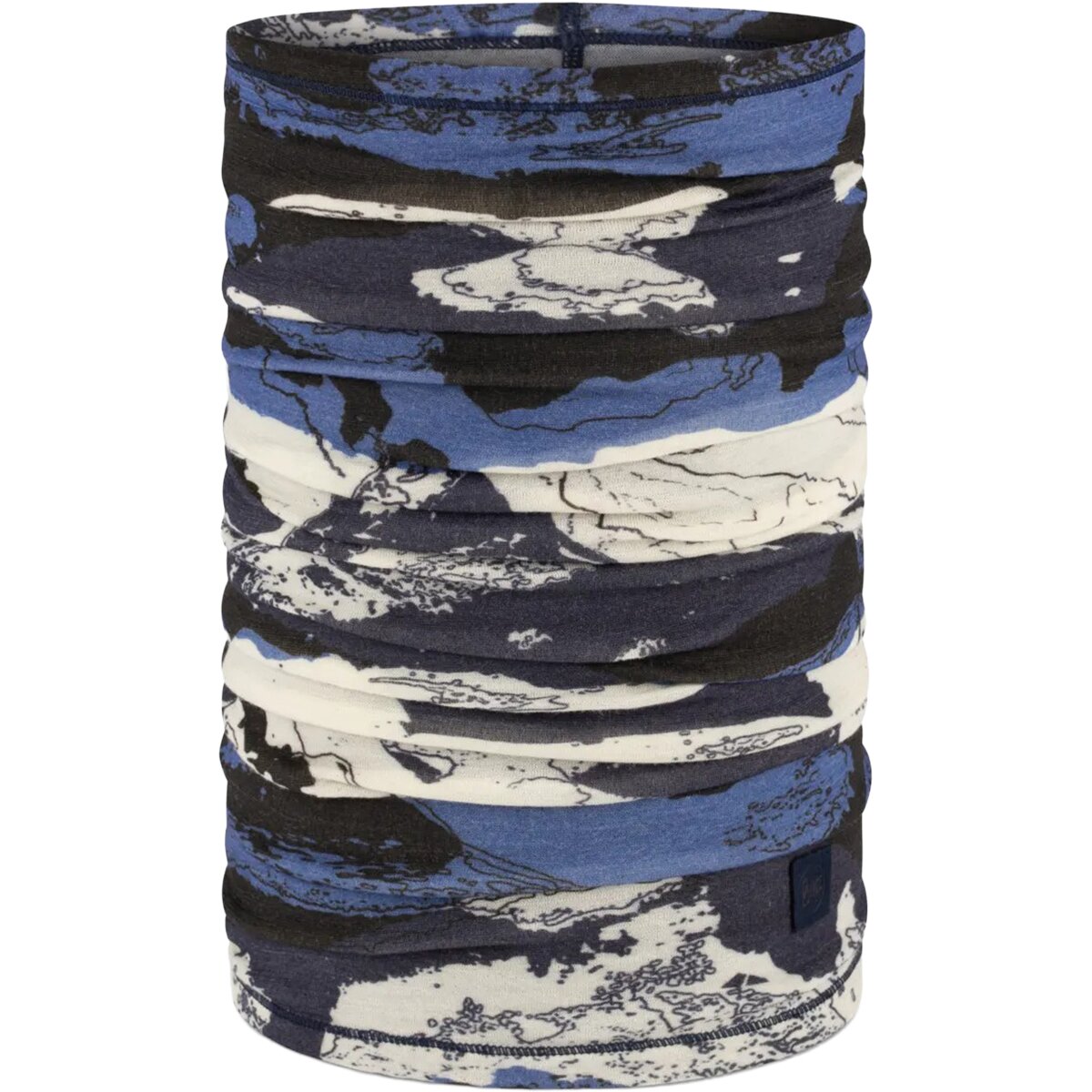 Image of Buff Merino Lightweight Prints Buff Esyr Blue, One Size