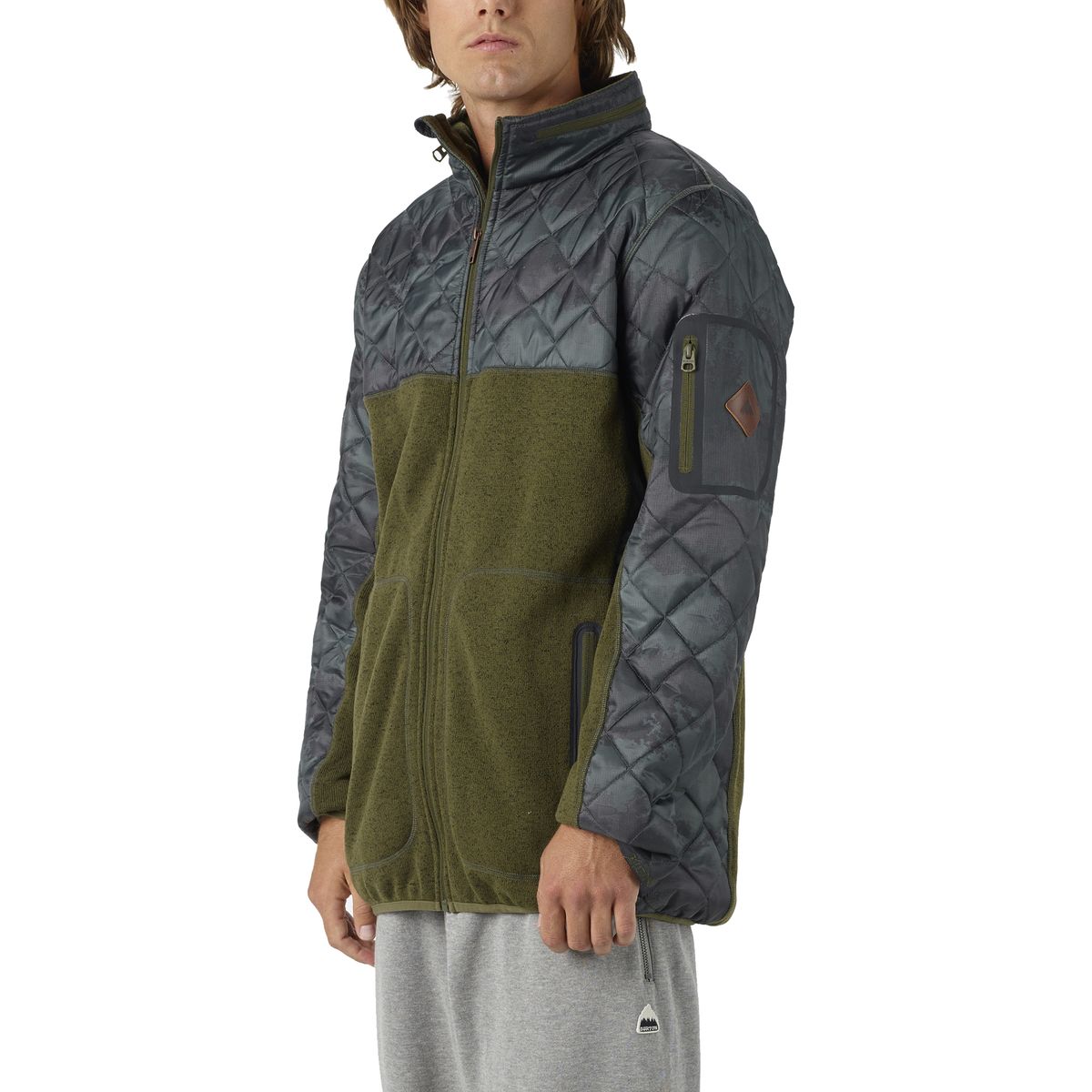 Burton Pierce Fleece Full-Zip Hoodie - Men's - Clothing