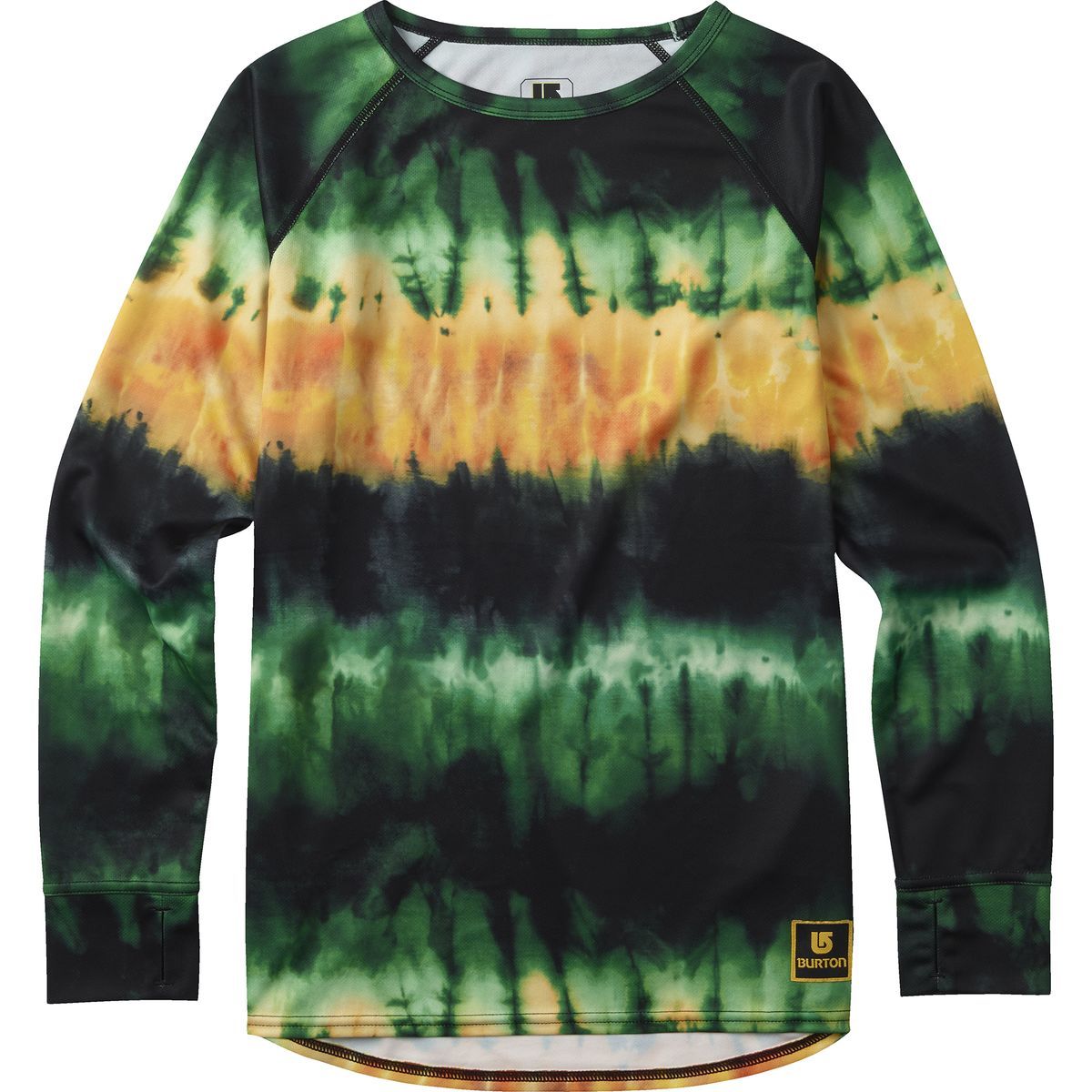 Burton 1st Layer Set - Boys' Slime Surf Stripe, XS