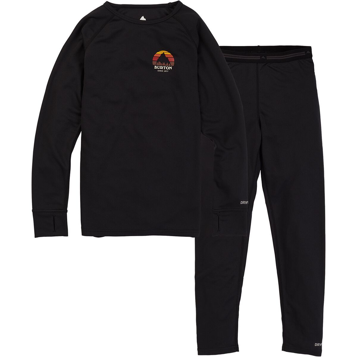 Burton 1st Layer Set - Boys' True Black 2, S