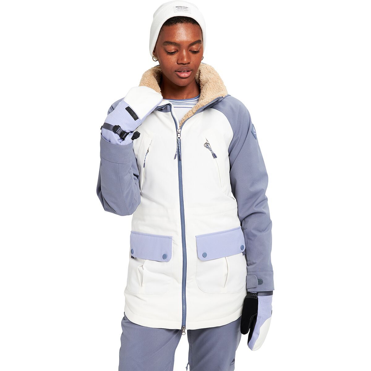 Burton Prowess Jacket - Women's Folkstone Gray/Stout White, M