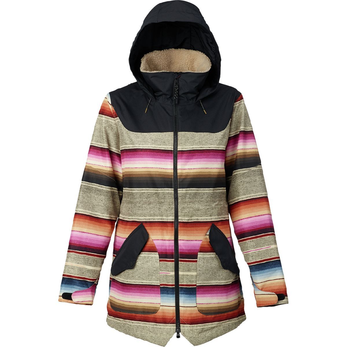 Burton Prowess Jacket - Women's Mija Stripe/True Black, L