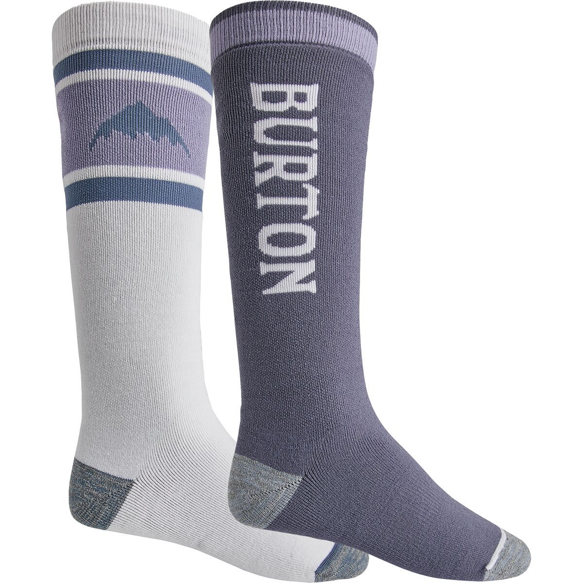 Burton Weekend Sock - 2-Pack - Men's Stout White/Folkstone Gray, S