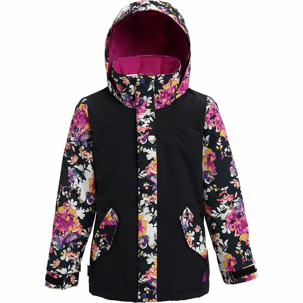 Burton Elodie Jacket - Girls' True Black/Secret Garden, XL