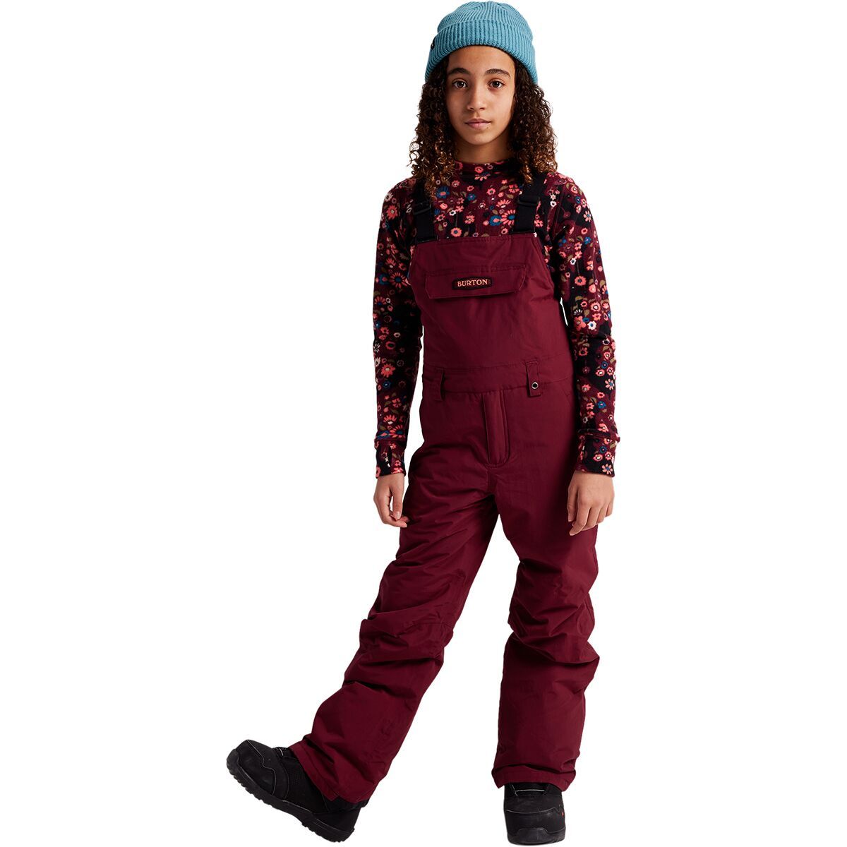 Burton Skylar Bib Pant - Girls' Mulled Berry, M