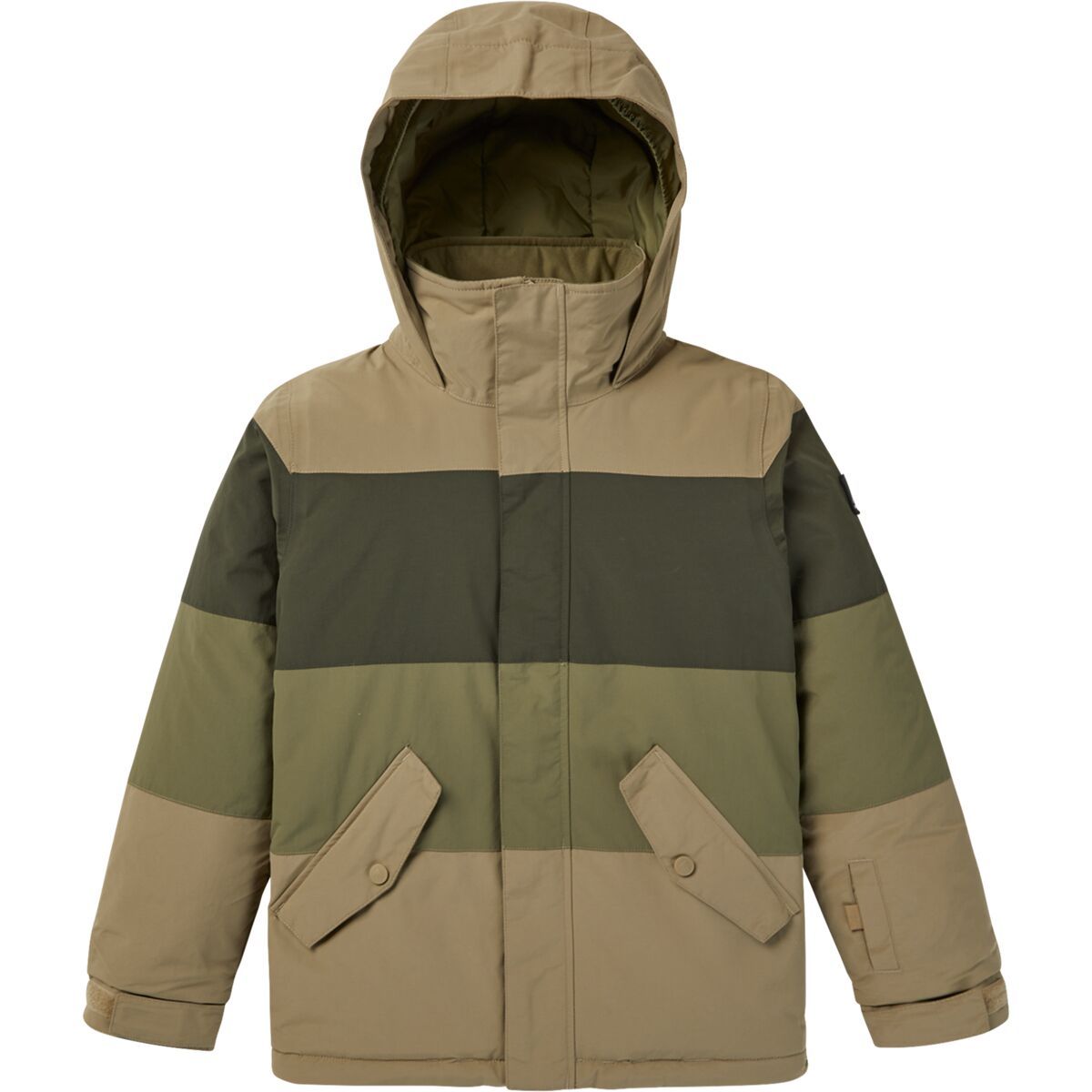 Burton Symbol Insulated Jacket - Boys' Kelp/Forest Night/Martini Olive, XL