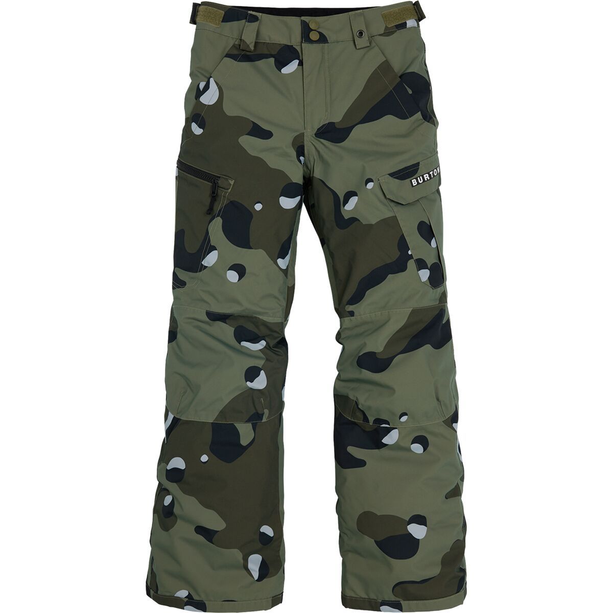 Burton Exile Cargo Insulated Pant - Boys' Forest Moss Cookie Camo, XL