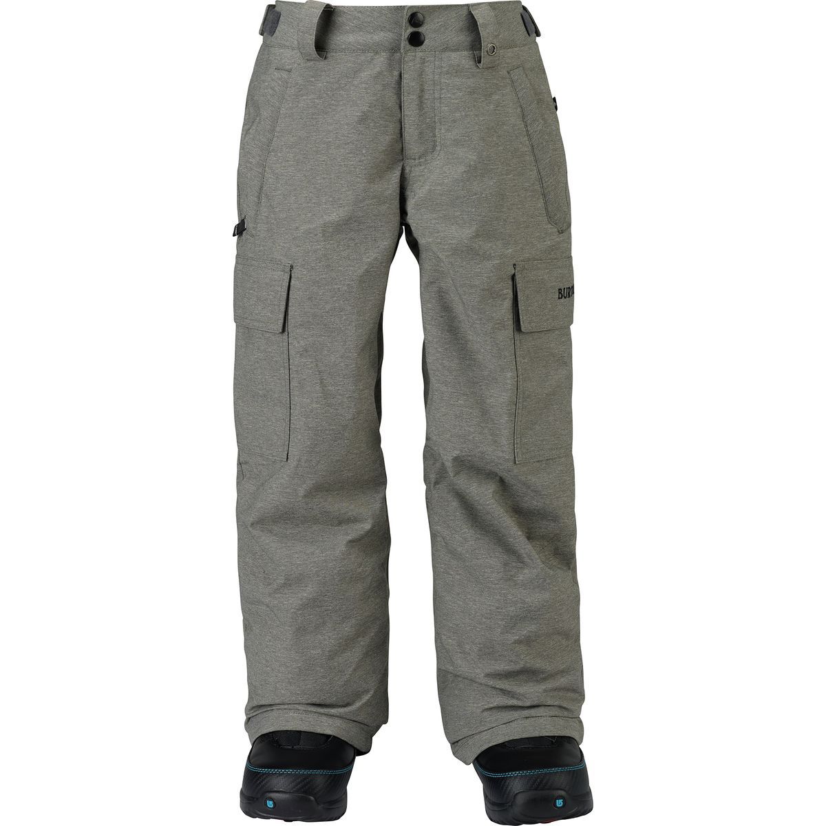 Burton Exile Cargo Insulated Pant - Boys' Heathers, XL