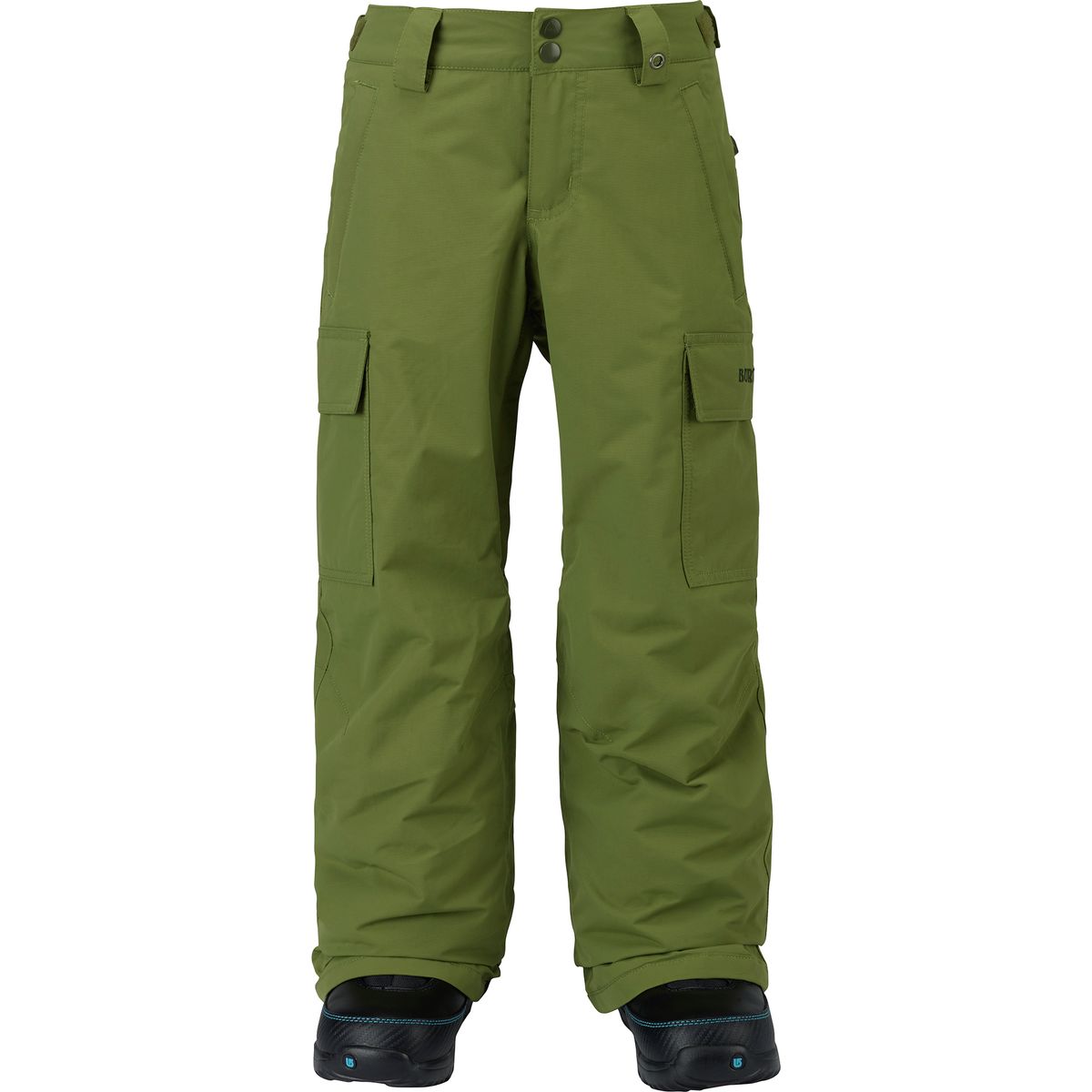 Burton Exile Cargo Insulated Pant - Boys' Olive Branch