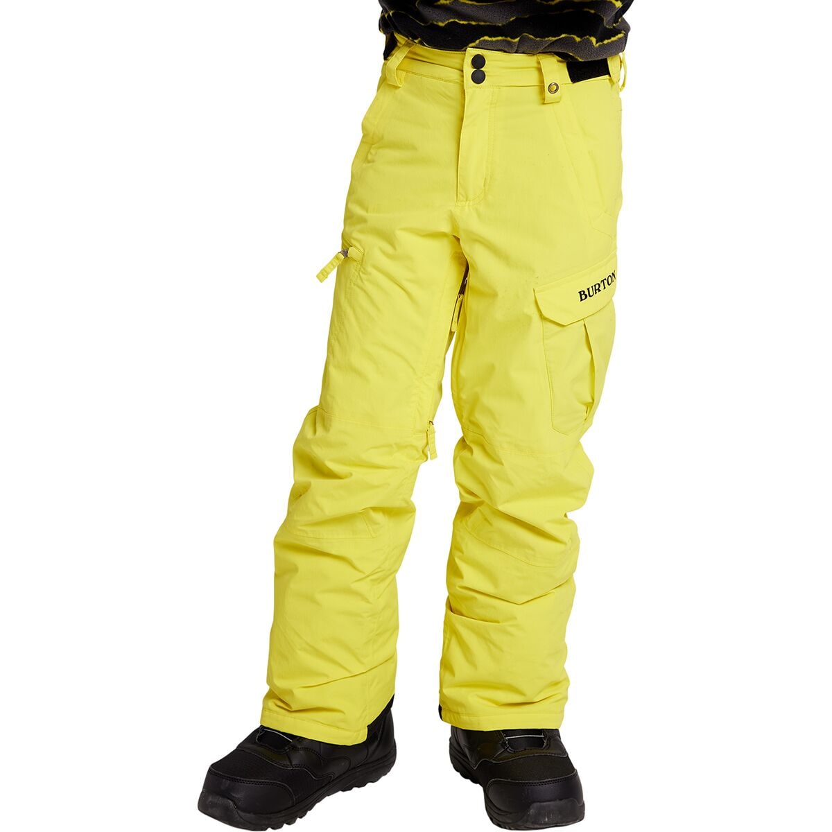 Burton Exile Cargo Insulated Pant - Boys' Sulphur Yellow