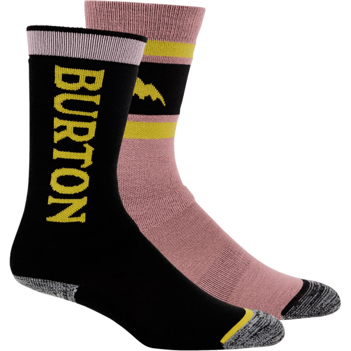 Image of Burton Weekend Sock - 2-Pack - Boys' Powder Blush, M/L