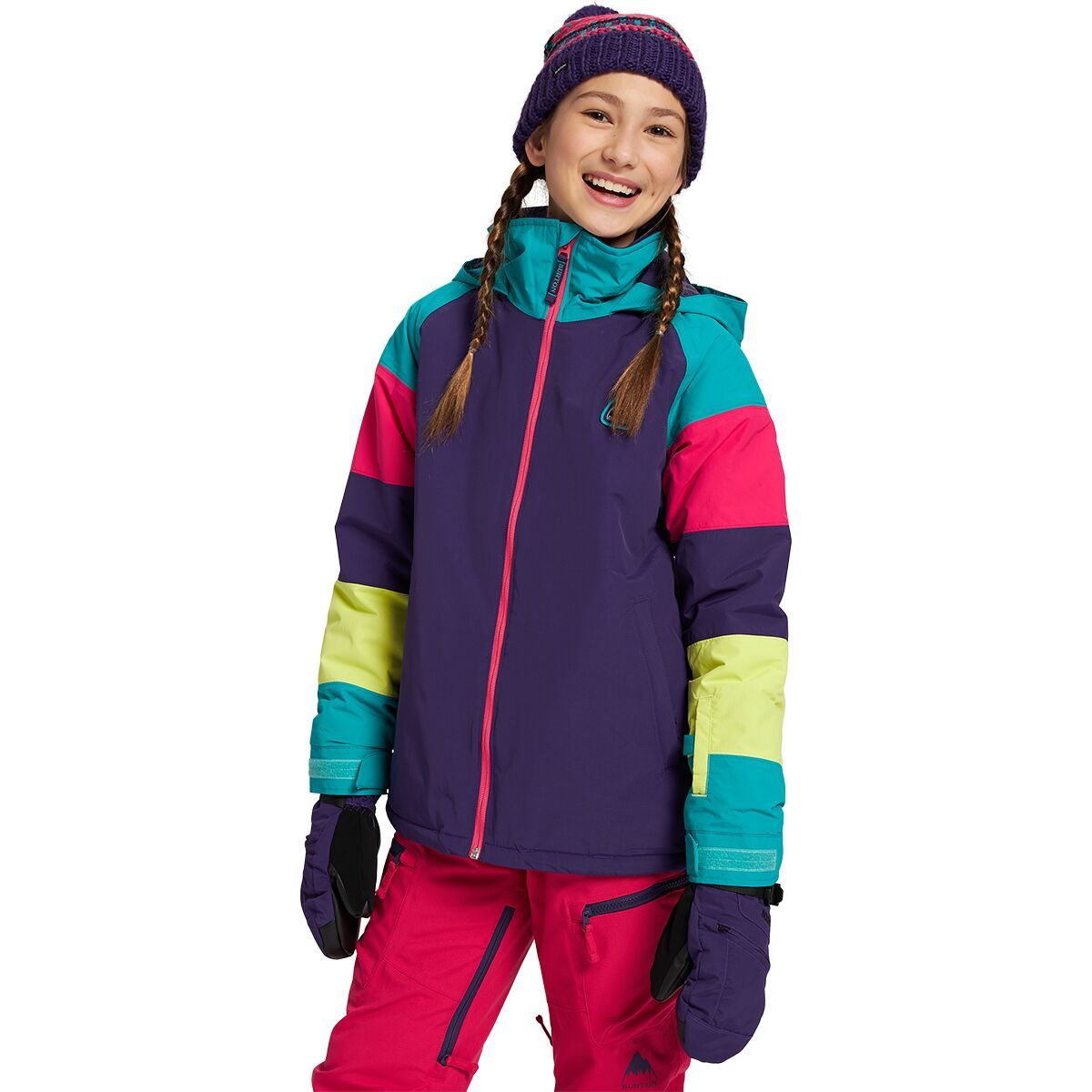 Burton Hart Jacket - Girls' Parach/Ranbow, XL