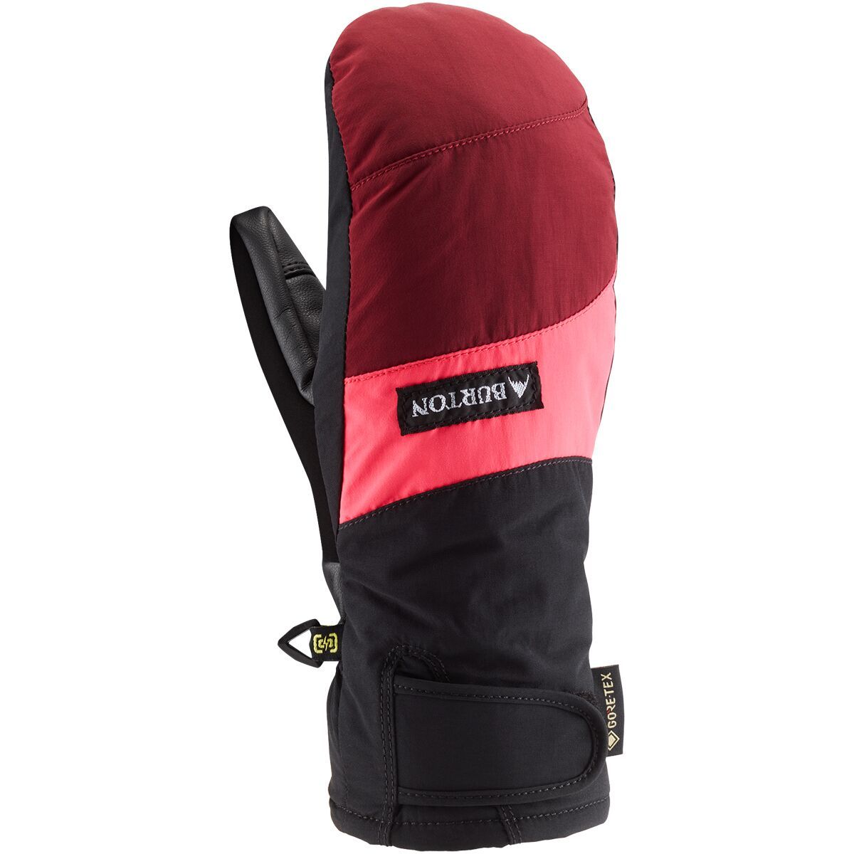 Burton Reverb GORE-TEX Mitten - Women's Mulled Berry/Potent Pink/True Black, L