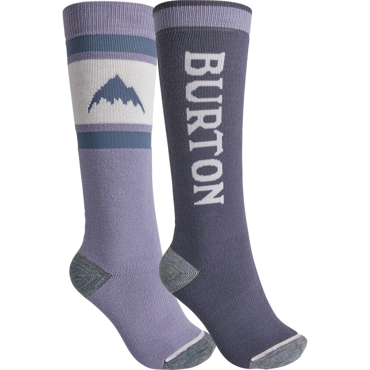 Burton Weekend Sock - 2-Pack - Women's Foxglove Violet/Folkstone Gray, M/L
