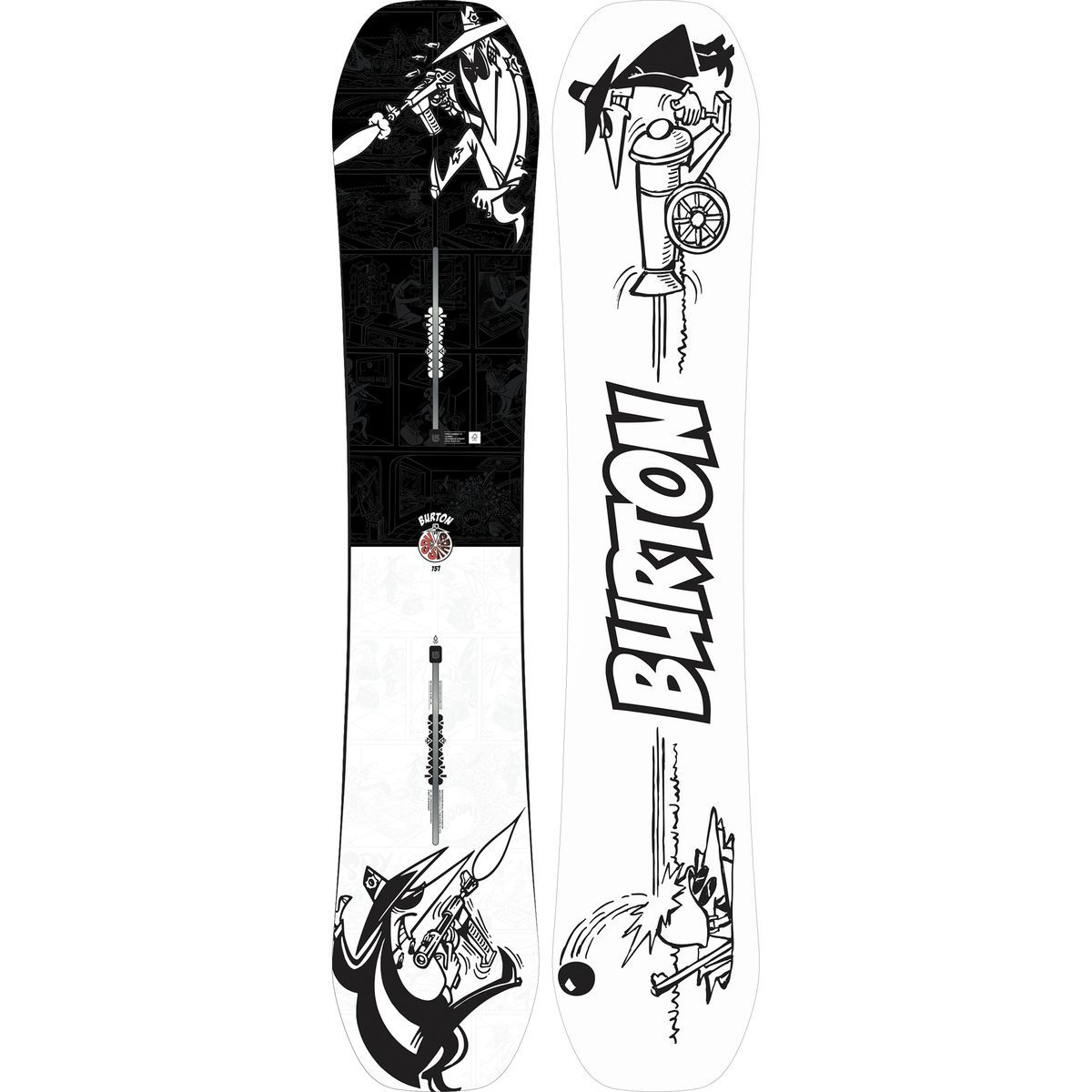 Burton Burton X Mad Mag Spy vs. Spy Free Thinker Snowboard - Snowboard