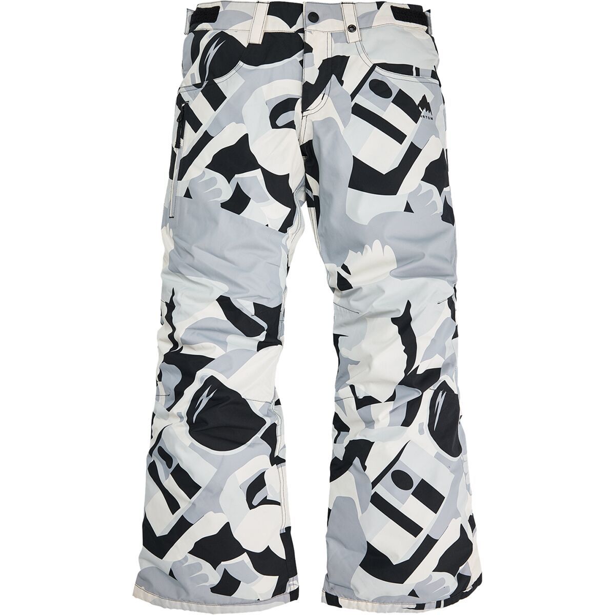 Burton Barnstorm Pant - Boys' True Black Cosmoblock, L