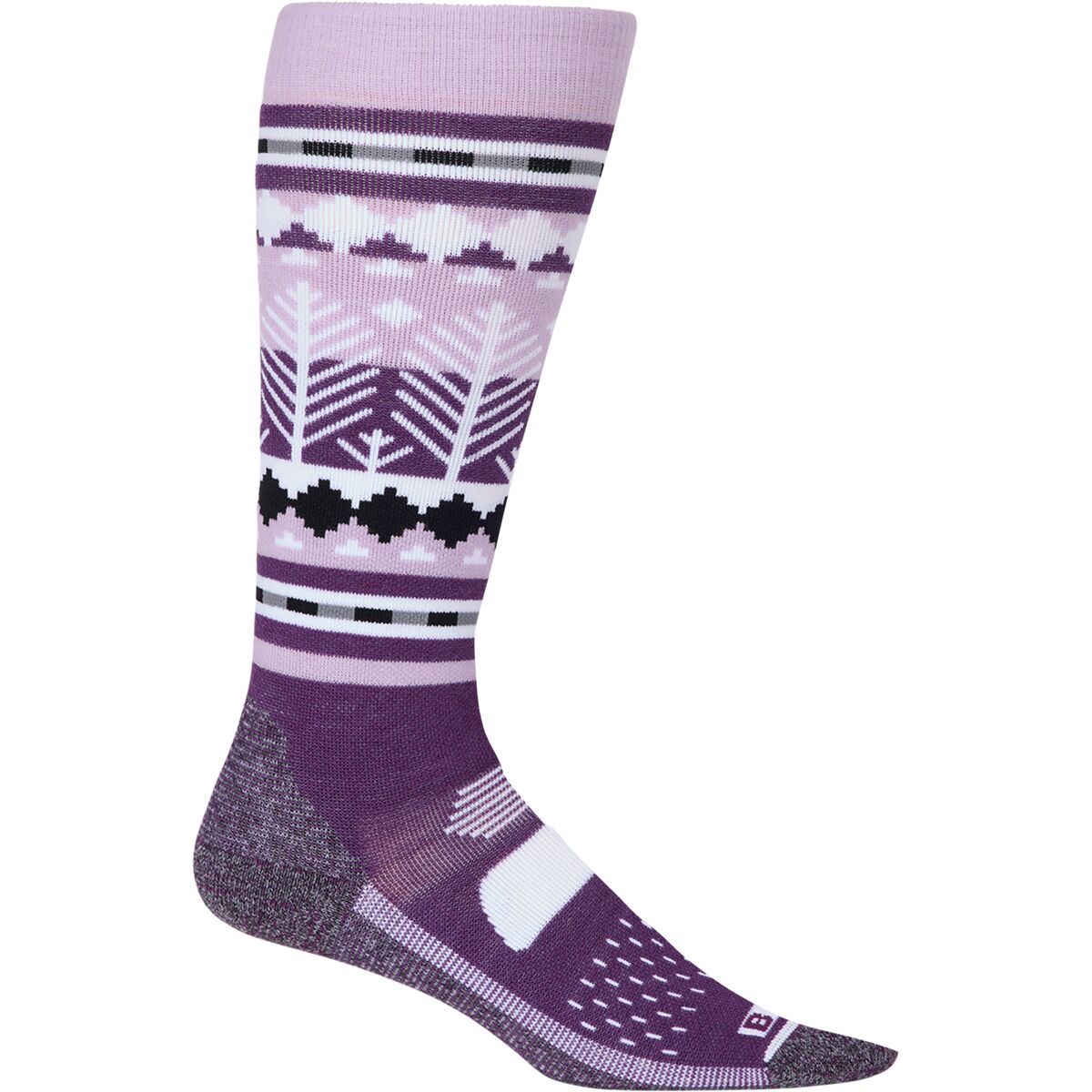 Image of Burton Performance Midweight Sock - Women's Snowy Pines2, M/L
