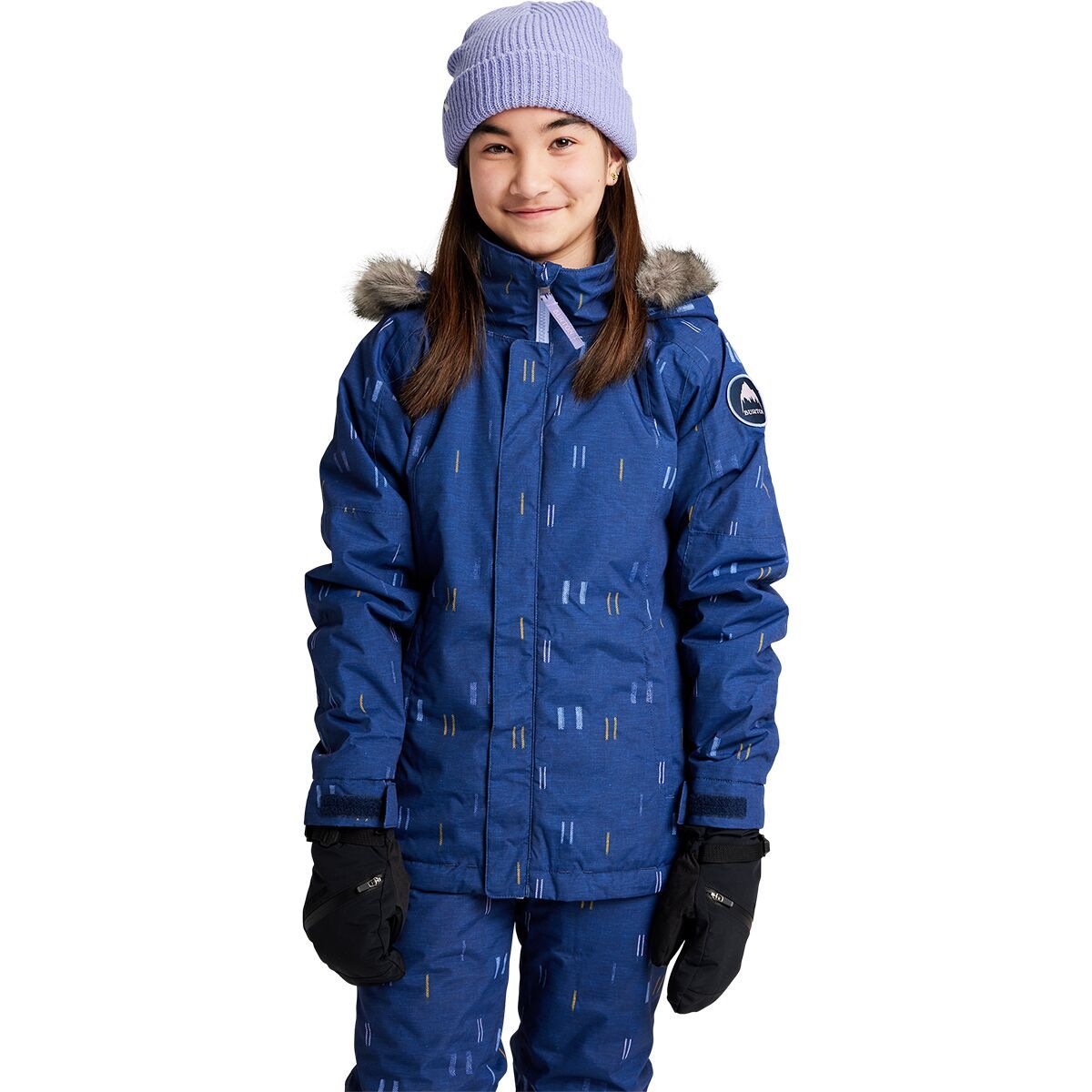 Burton Bennett Jacket - Girls' Chambray Stripe, L