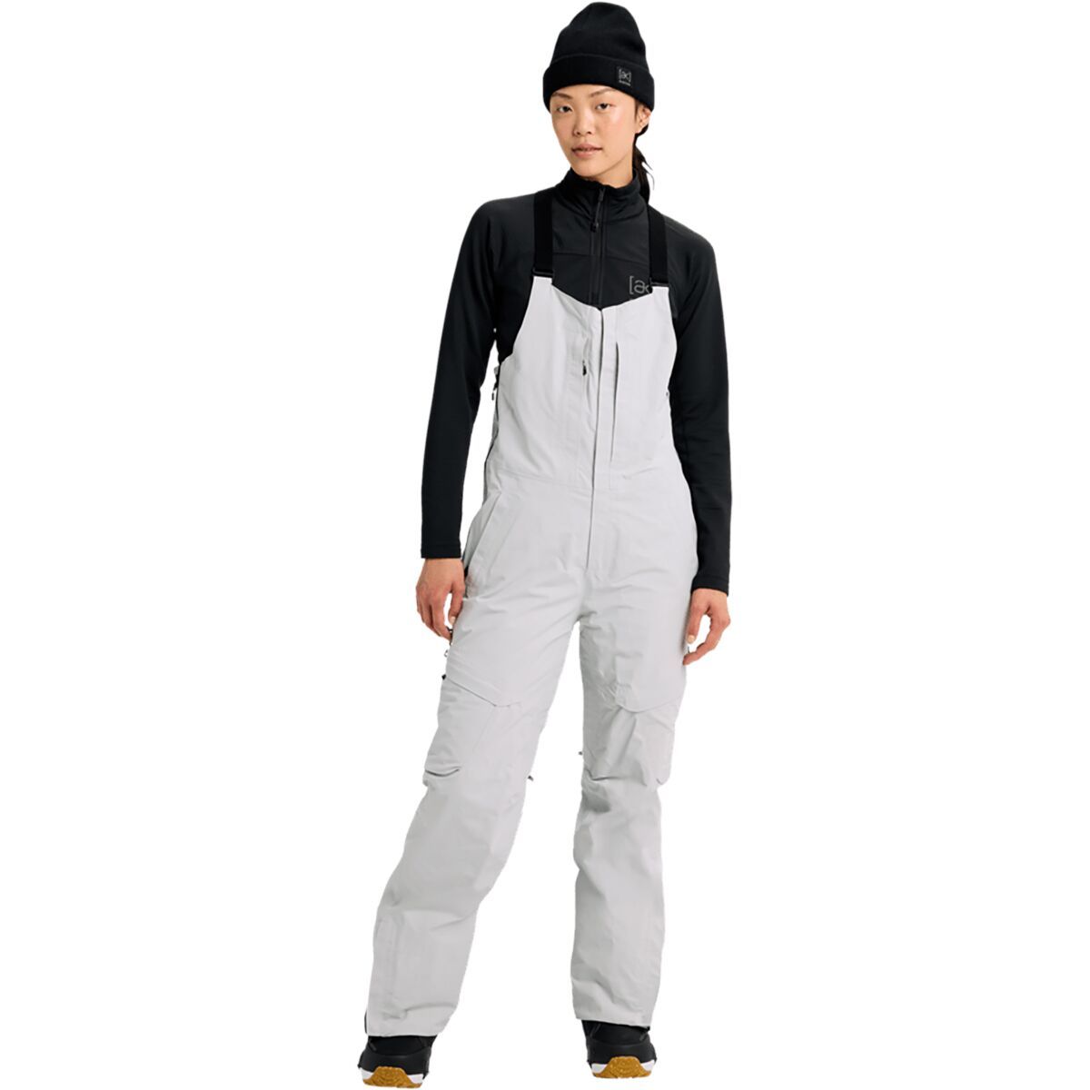 Image of Burton AK GORE-TEX 2L Kimmy Bib Pant - Women's Gray Cloud, XL