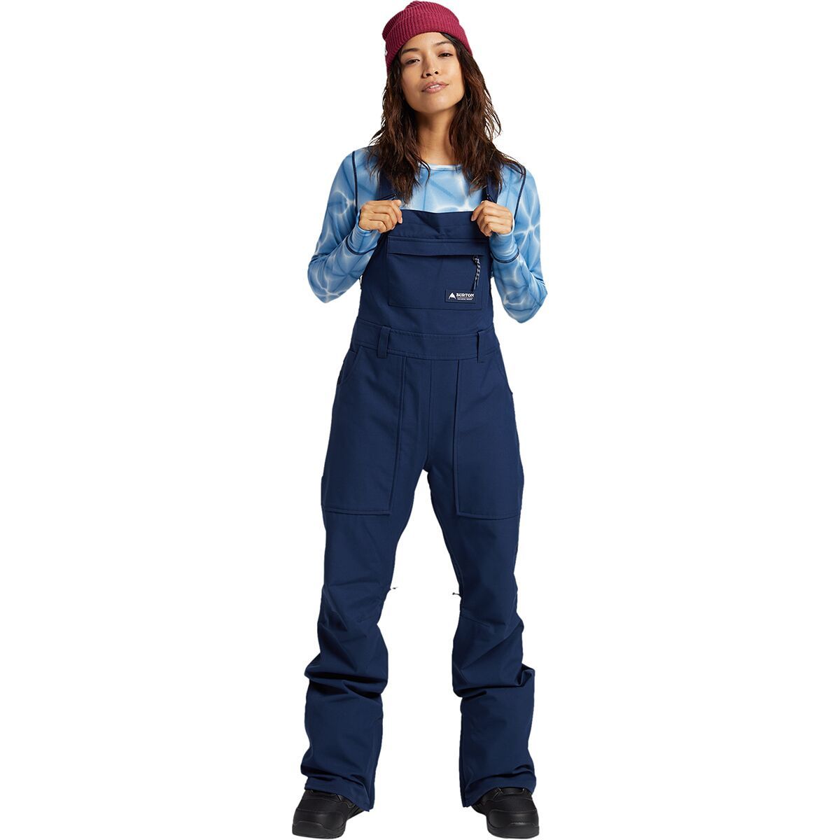 Burton Avalon Bib Pant - Women's Dress Blue, S/Short