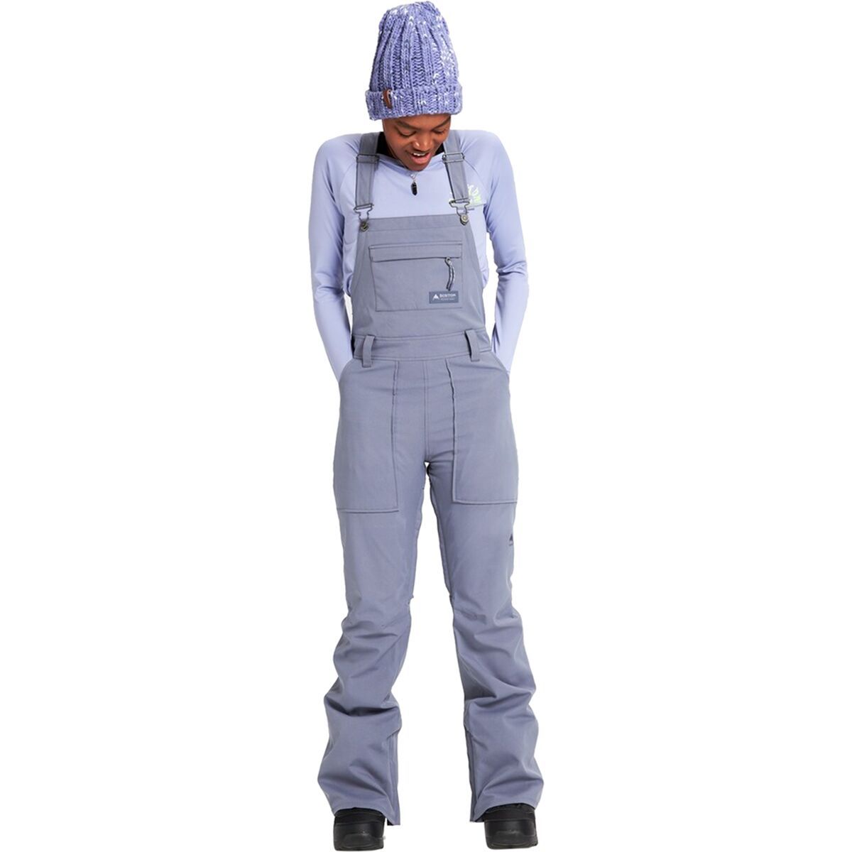 Burton Avalon Bib Pant - Women's Folkstone Gray, XXL/Short