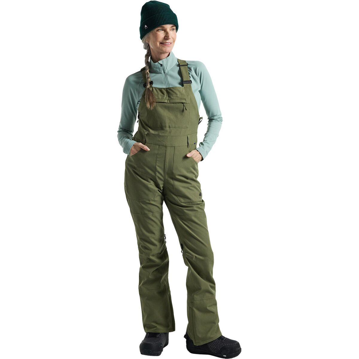 Image of Burton Avalon Bib Pant - Women's Forest Moss, S