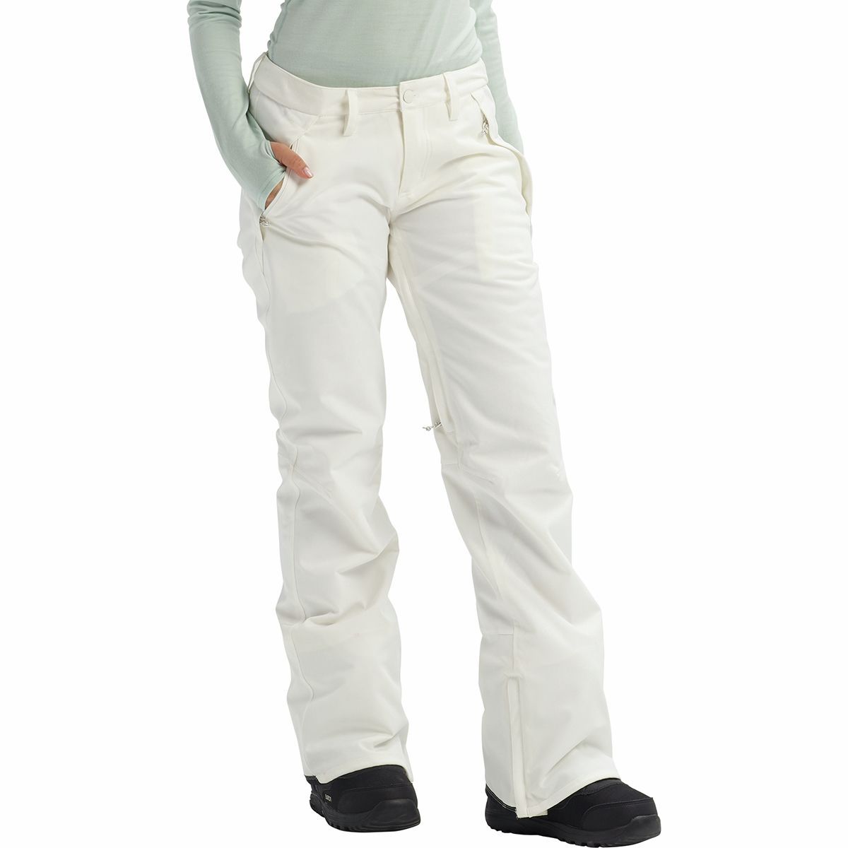 Burton Society Pant - Women's Stout White, XL/Tall