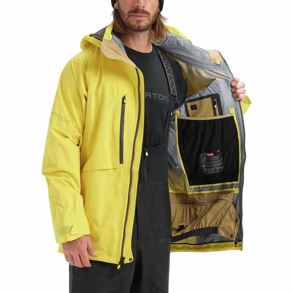 ウエア/装備 BURTON - burton ak 3L Stretch Hover Jacket maize burton-ak-3l-gore-tex-stretch-