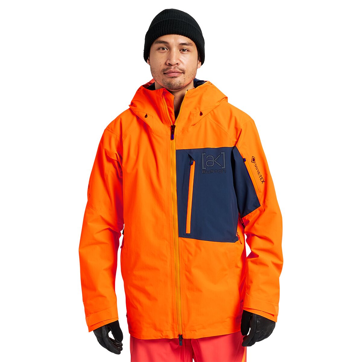 Burton AK GORE-TEX Cyclic Jacket - Men's Clownfish Orange/Dress Blue