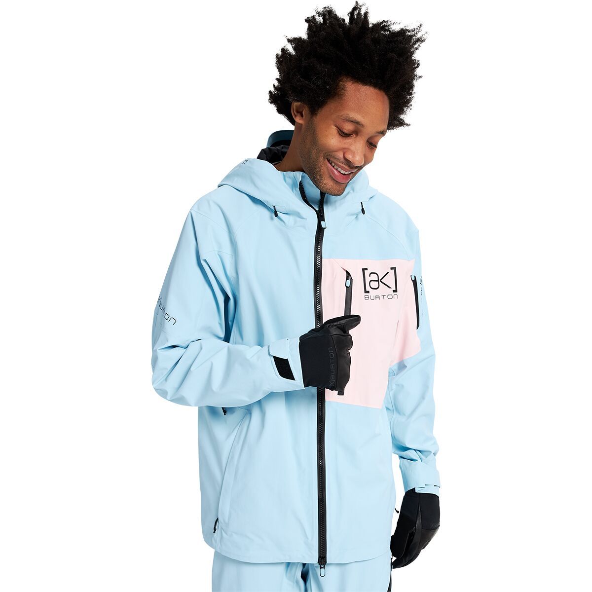 Burton AK GORE-TEX Cyclic Jacket - Men's Crystal Blue/Ballet Slipper, XXL