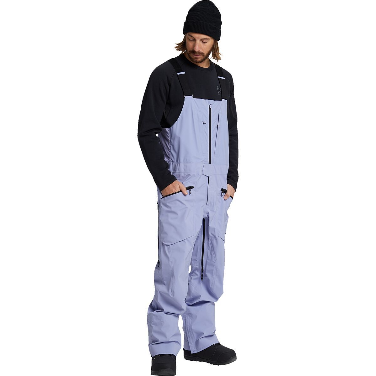 Burton AK GORE-TEX 3L Stretch Freebird Bib Pant - Men's Foxglove Violet, S