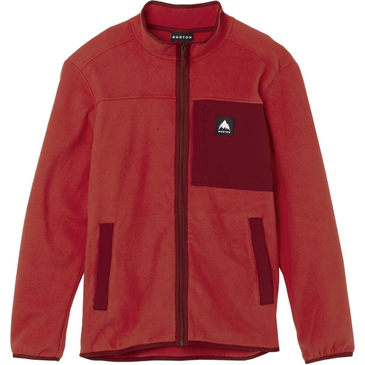 Burton Hearth Full-Zip Jacket - Men's Tomato/Sun Dried Tomato, M