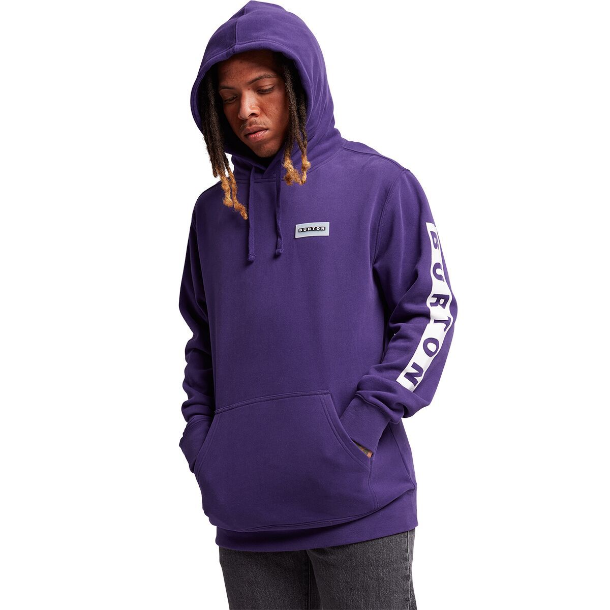 Burton Vault Pullover Hoodie - Men's Parachute Purple, XXS