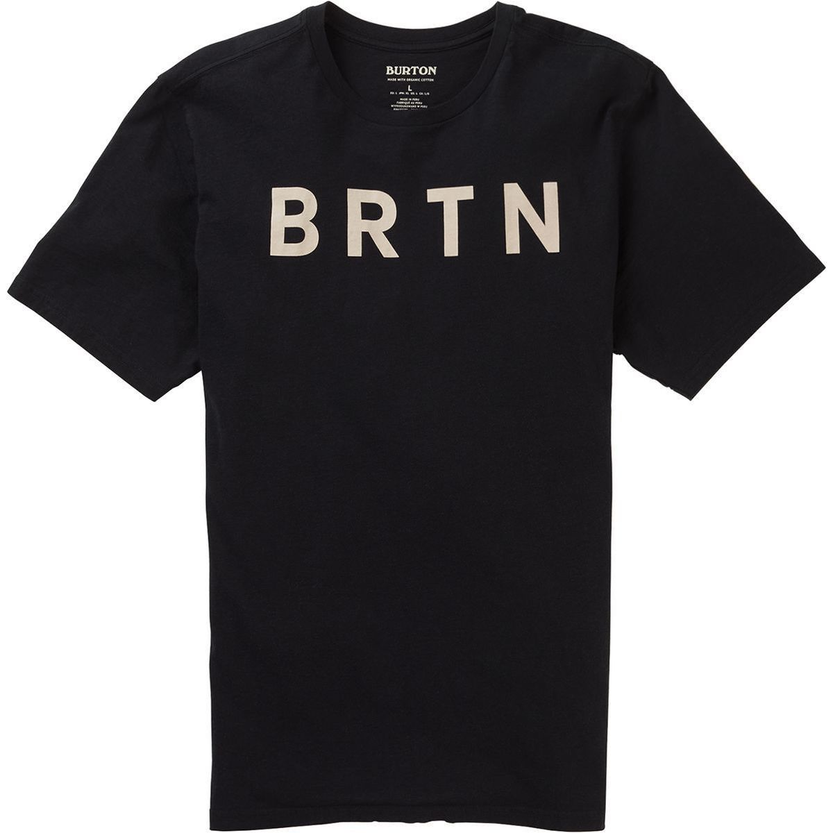 Burton Men's Backtrack Short Sleeve T-Shirt - Organic Cotton Tee With Printed Logos - View #6