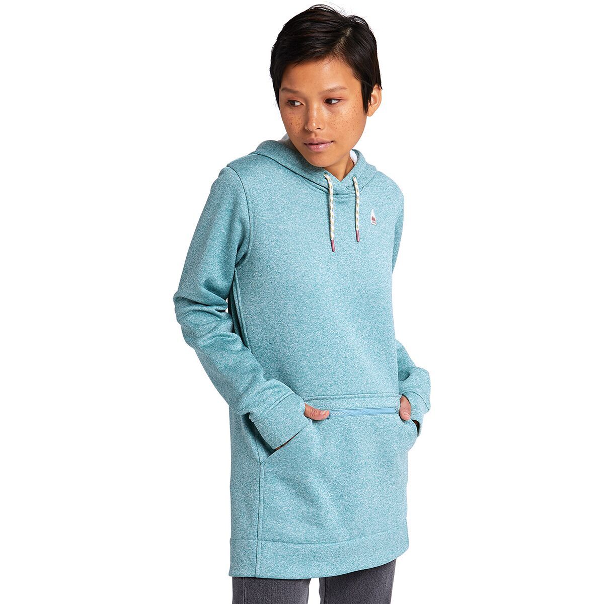 Burton Oak Long Pullover Hoodie - Women's Trellis Heather, XXS
