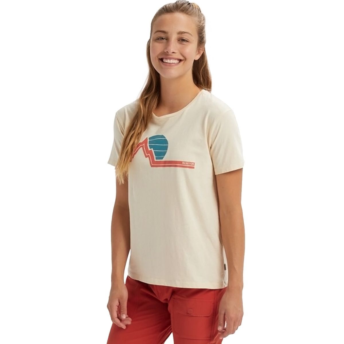 Burton Classic Retro Short-Sleeve T-Shirt - Women's Creme Brulee, XXS