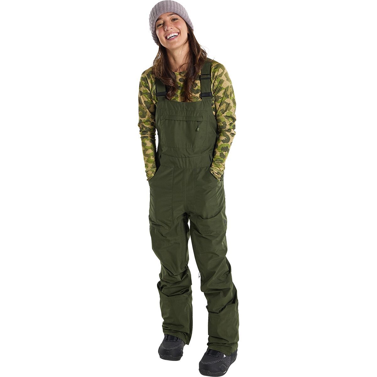 Burton GORE-TEX Avalon Bib Pant - Women's Forest Night, XXL