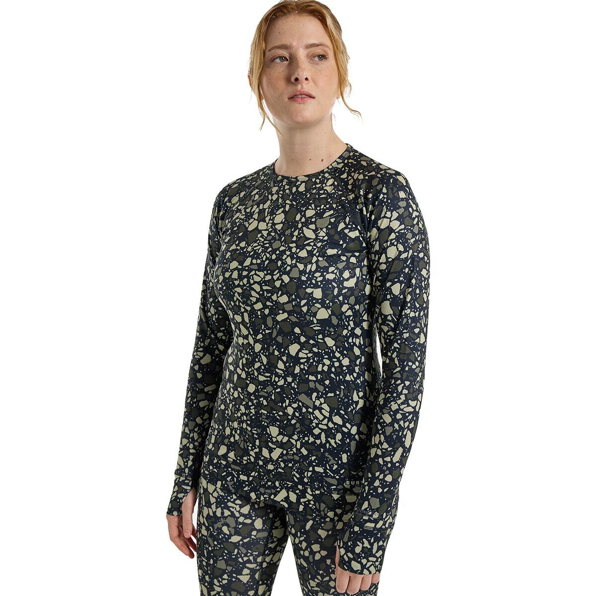Burton Lightweight X Base Layer Crew Top - Women's Sediment, L