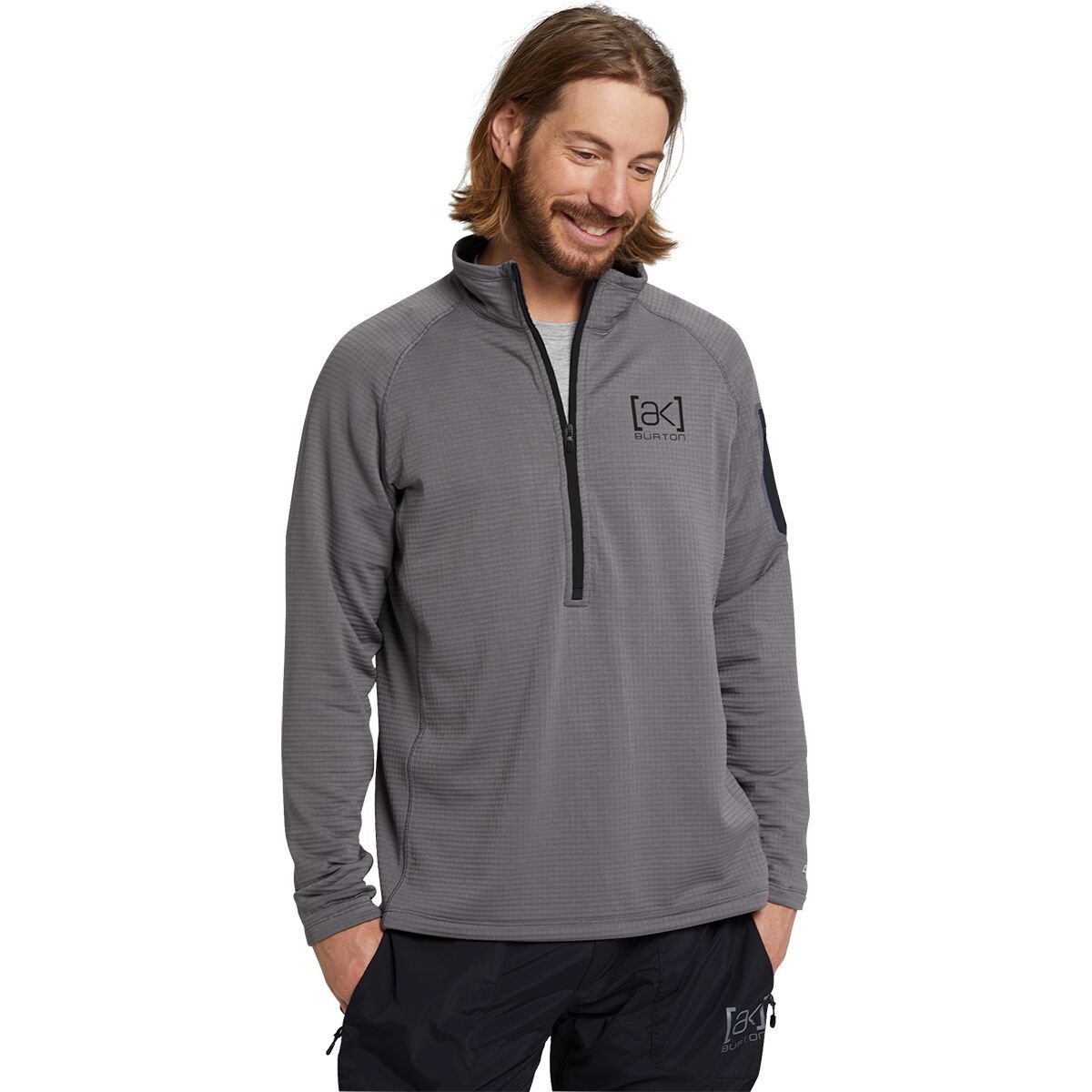 Burton AK Helium Grid Half-Zip Fleece - Men's - Clothing