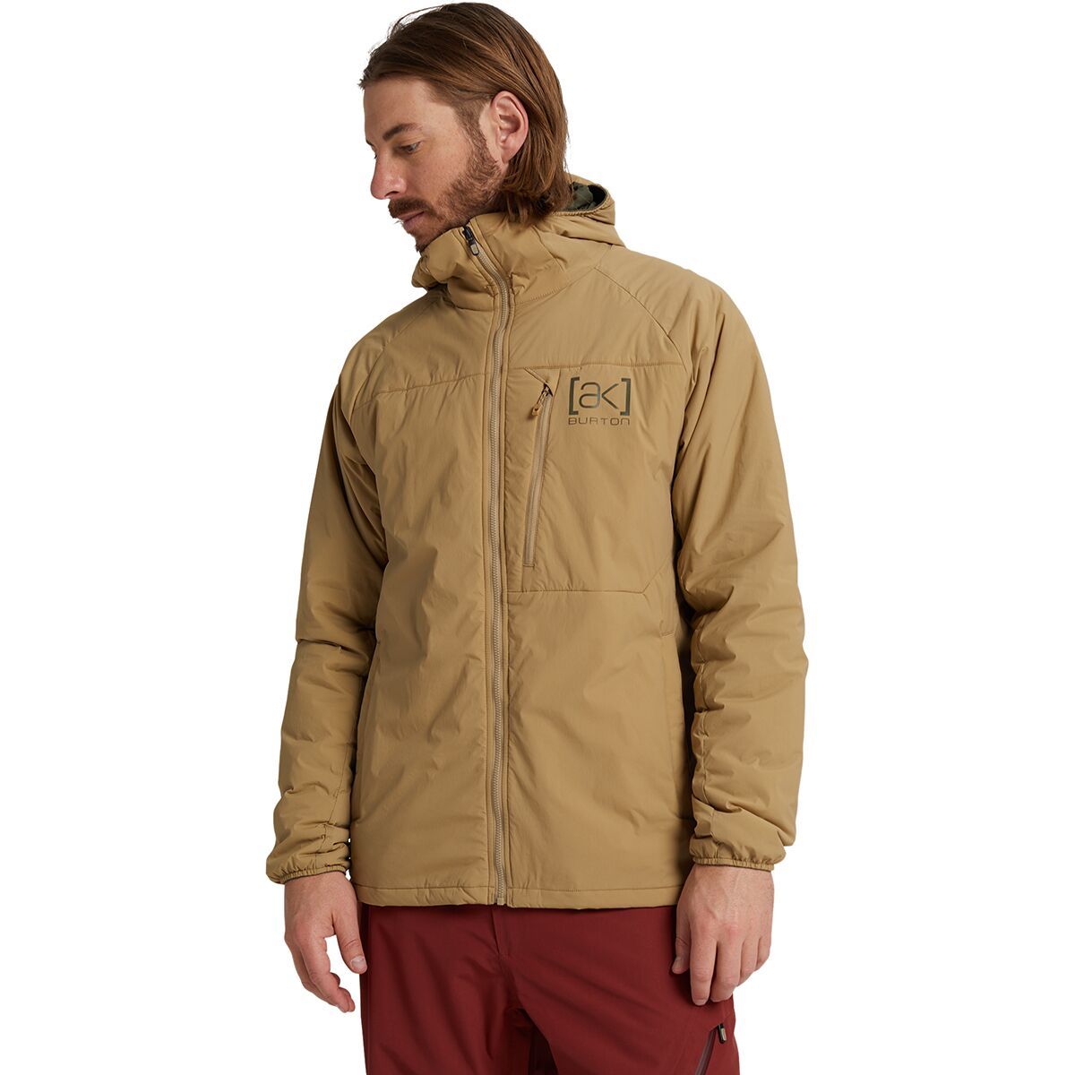 Burton AK Helium Hooded Stretch Jacket - Men's Kelp, XS