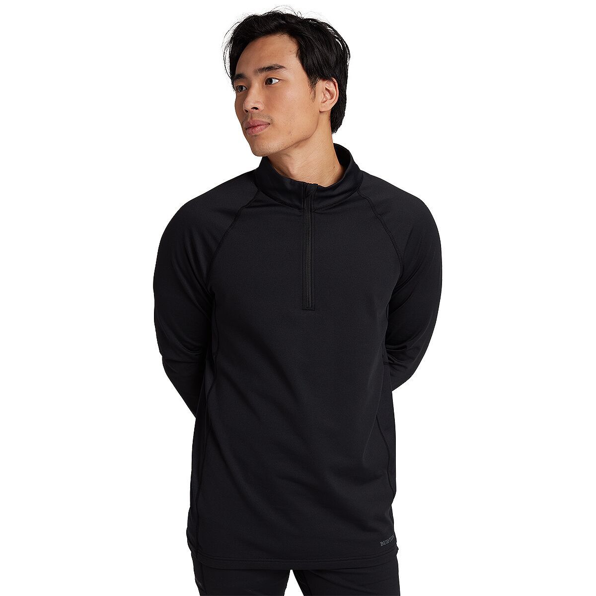 Burton Heavyweight X Baselayer 1/4-Zip Top - Men's True Black, XXL
