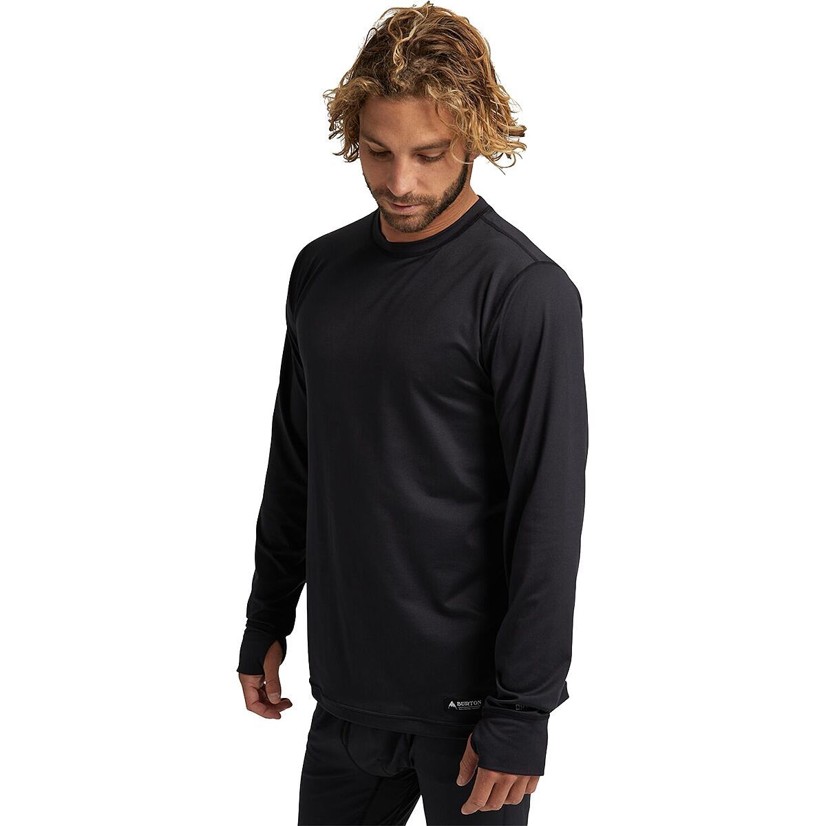 Image of Burton Midweight Baselayer Crew Top - Men's True Black, L