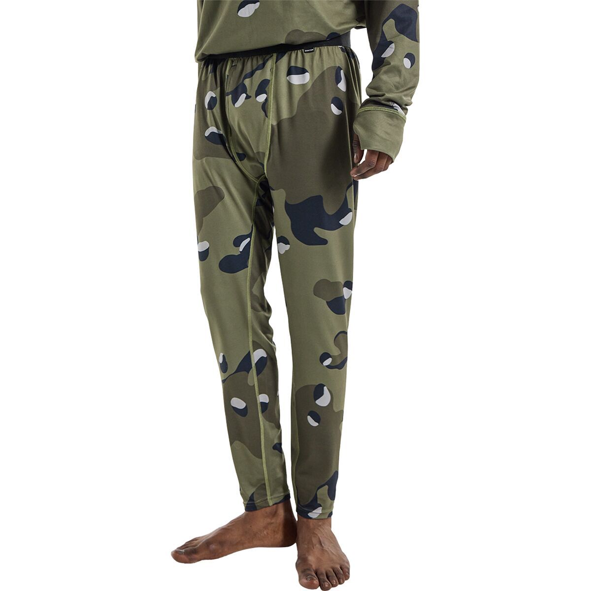 Burton Midweight Baselayer Pant - Men's Forest Moss Cookie Camo, XL