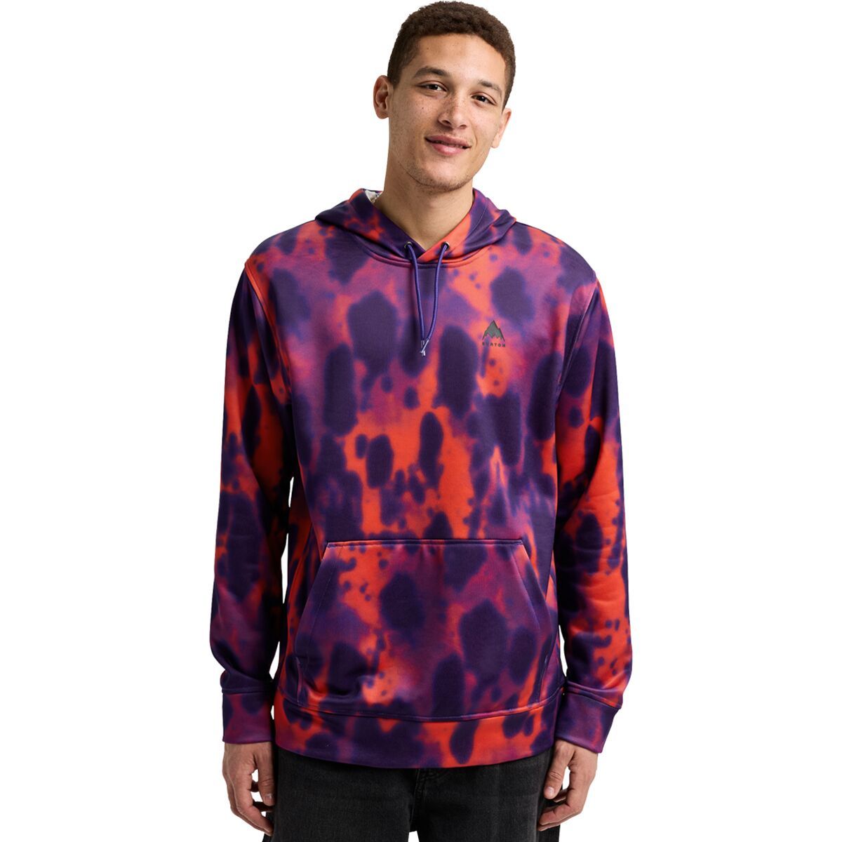 Image of Burton Oak Pullover Hoodie - Men's Fiesta Pro, M