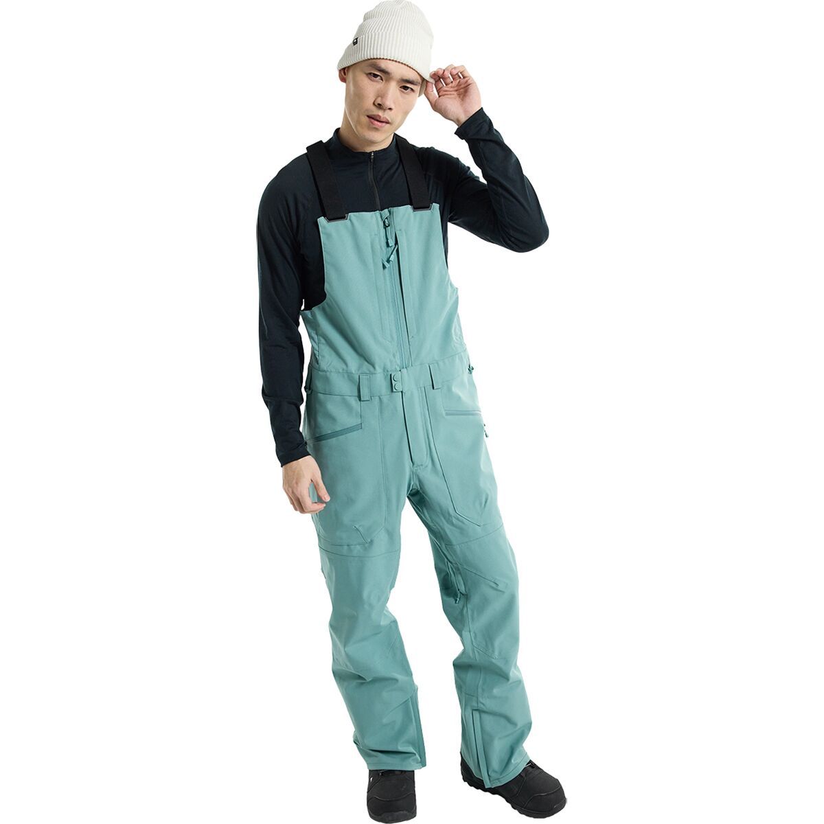 Burton Reserve Bib Pant - Men's Rock Lichen, XS/Reg